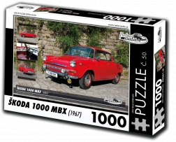 Puzzle Retro-voitures Škoda 1000 MBX (1967) – 1000 pièces