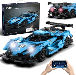 Kit de construction CaDA voiture de sport RC Helios avec LED, 419 pièces