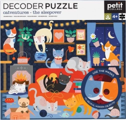 Puzzle Chats avec lunettes 3D 100 pcs de Petit Collage