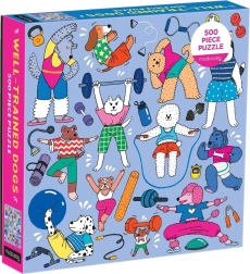 Mudpuppy puzzle chiens qui s’entraînent 500 pièces