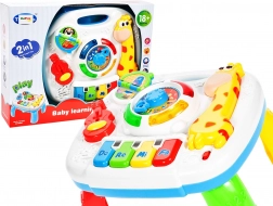 Table éducative girafe avec orgue