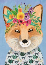 Puzzle HEYE Floral Friends : renard amical 1000 pièces