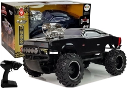 Voiture RC tout-terrain 2,4 GHz 4x4 noire 1:10