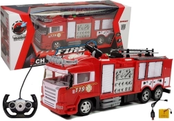 Camion de pompiers télécommandé R/C rouge