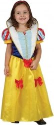 Robe de carnaval Blanche-Neige pour enfants 92-104 cm