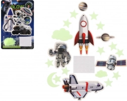 Décorations spatiales lumineuses pour mur et plafond