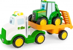 Tracteur Johnny avec Semi-remorque pour Enfants - John Deere