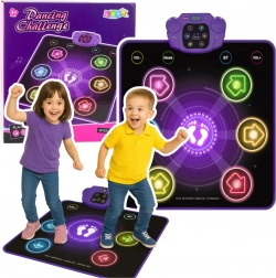 Tapis de danse interactif pour enfants avec Bluetooth, 5 modes et 3 langues
