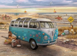 Puzzle Eurographics VW Bus – amour et espoir, 1000 pièces