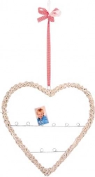 Cœur suspendu en osier pour photos Small Foot