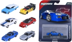 Majorette voiture de collection avec vitrine – 6 modèles