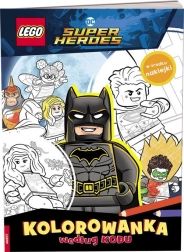 ameet : lego dc comics super heroes coloriage par code avec autocollants