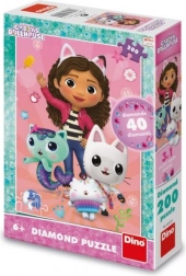 Puzzle ludique 200 pièces avec diamants