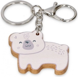 Décoration en bois ours polaire B