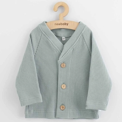 Gilet de nursing à boutons New Baby Oliver gris 80 (9–12 mois)