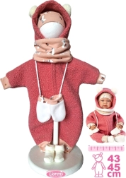 Llorens tenue pour poupée New Born 43–45 cm, ensemble 5 pièces