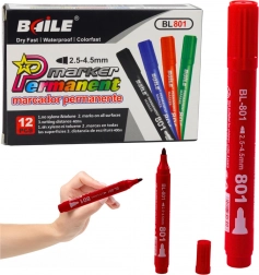 marqueur permanent rouge résistant à l’eau 2,5–4,5 mm