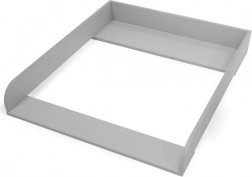 table à langer grise – extension en bois compatible avec IKEA