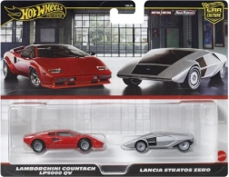 Hot Wheels coffret premium de 2 voitures – Lancia et Lamborghini 1:64