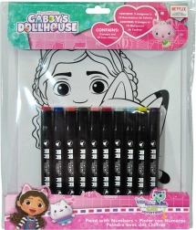 Coloriages la maison de gabby peinture par numéros