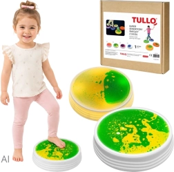 Pierre sensorielle liquide lumineuse verte Tullo