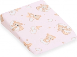 Housse pour oreiller incliné pour enfant 30×37 cm ours rose