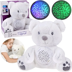 Woopie ours en peluche avec projecteur et boîte à musique