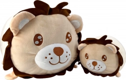 Magic Baby lion en peluche – maman et petit, set 20 et 40 cm