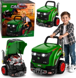 Tracteur du petit mécanicien à visser avec lumières, sons et vapeur