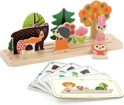 Vilac Jeu de logique en bois Construis-le correctement Forêt