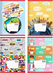 cahier scolaire A5 30 feuilles ligné – vocabulaire 8 mm