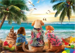 Puzzle Chiens sur la plage 1000 pièces