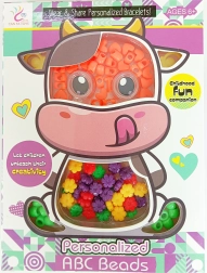 Set de perles colorées Vache