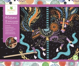 Grattage Chevaux et Licornes