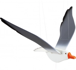 Décoration suspendue en bois Mouette