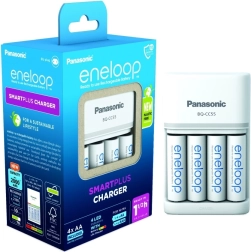 Chargeur Eneloop Smart and Quick BQCC55 + 4× piles AA