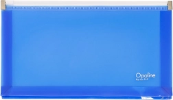 Pochette zippée DL Opaline bleu