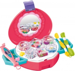 set de création de bracelets dans un sac à main 19 cm