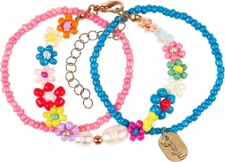 Bracelets Souza Loiz Fleuri Bleu - 3 pcs