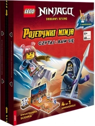 LEGO NINJAGO : ninjas en duel – livre interactif avec 2 minifigurines et 68 briques