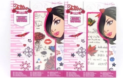 Stickers tatouages pour filles