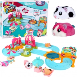 Circuit interactif pour hamster Glacier et Café avec batterie