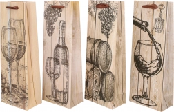 sac cadeau pour bouteille M, toute l’année, 12,8 × 36 × 8,4 cm