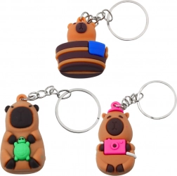 Porte-clés Kapibara en silicone