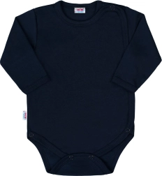 Body bébé entièrement boutonné New Baby Classic II bleu foncé