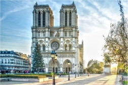 Peinture de diamant cathédrale Notre-Dame 30x40 cm