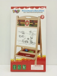 Tableau en bois double face avec boulier