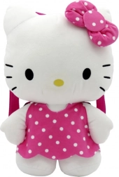 Sac à dos en peluche Hello Kitty rose