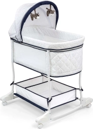 Milly Mally Dream On 2-en-1, berceau et lit bébé, Simple Grey
