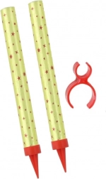 Fontaine de fête dorée avec support pour bouteille